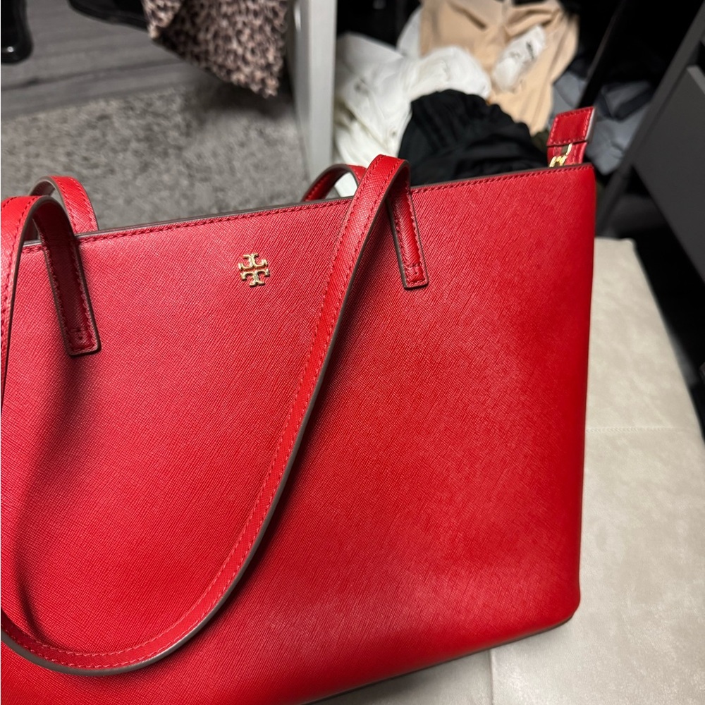 Tory Burch Vibrant Red Tote